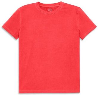 primary Womens Fit Easy Crewneck Tee in Garment Dye Strawberry at Nordstrom, Size X-Small