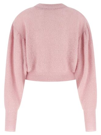 Rotate Knit Puff Sweater - Pink