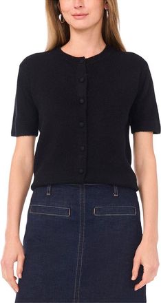 Vince Camuto Short Sleeve Button Cardigan