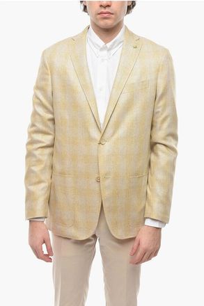 Corneliani CC COLLECTION Blazer Monopetto RIGHT in Seta taglia 52