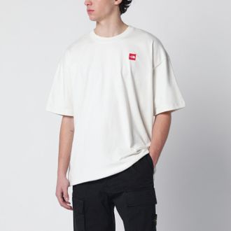 The North Face Ivory T Shirt With Logo Patch