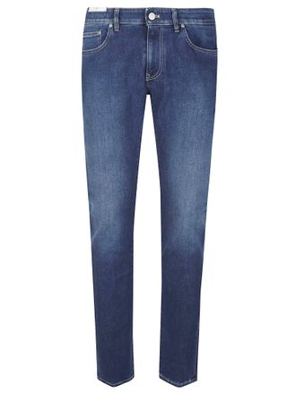 Pantaloni Torino Blue Swing Cotton Slim Jeans
