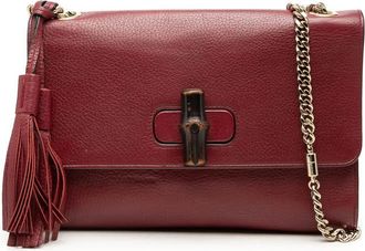 Gucci Pre-owned Gucci Medium Calfskin Miss Bamboo Crossbody Ladies X6A3X6ZBZ6VW03DS