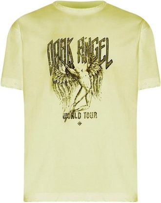 John Richmond Iconic Graphic T-Shirt - Heren - T-shirts - Geel - M - Tops