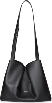 Rag & Bone Large Bloom Leather Crossbody Bag in Black at Nordstrom Rack