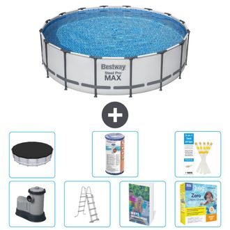 Bestway Piscina Bestway Steel Pro Max Redonda - 488x122 Cm - 8-piezas S572
