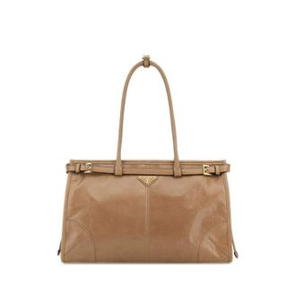 Prada Beige Large Prada Bonnie Shoulder Bag Cammeo N Borse A Mano