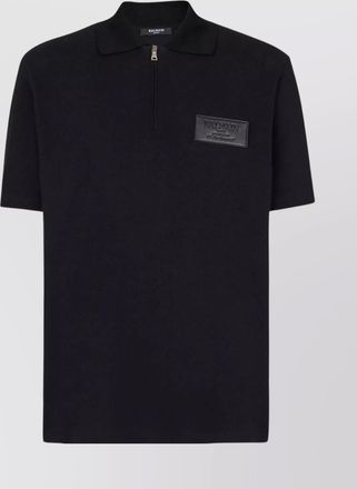 Balmain cotton short-sleeve polo shirt