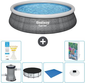 Bestway Piscina Bestway Fast Set Redonda - 457x84 Cm - 7-piezas S248