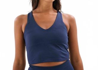 P.E Nation Full Count Sport Bra In Blue