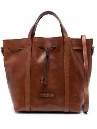 The Bridge Borsa tote con applicazione - Marrone