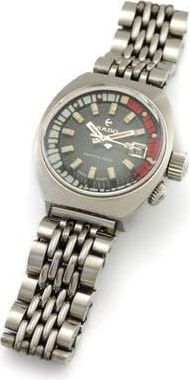 Fortela Captain Cook Compact Watch in Black at Nordstrom