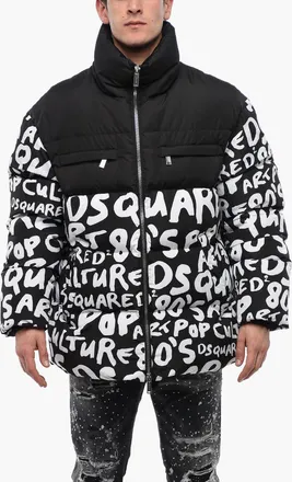 Dsquared2 Quilted Puffer POP 80 With Lettering Dsquared2