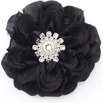 Chanel Camellia Silk Brooch (Pre-Owned)