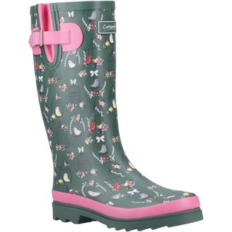 Cotswold Cleeve Hoge Rubber Dames Groen Wellingtonlaarzen