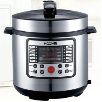 Trade Shop Trade Shop - Pentola A Pressione Elettrica Multifunzione 900w 5lt Antiaderente 12 Cotture