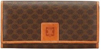 Celine Pre-owned Wallets, female, Brown, Size: ONE SIZE Pre-owned Vintage Long wallet (bi-fold)