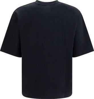 Dsquared2 Mens Loose-Fit Logo T-Shirt Black Cotton T-Shirts And Polos