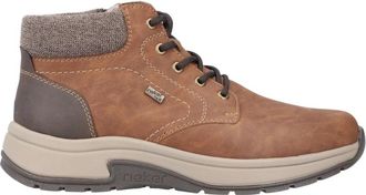 Rieker Casual Enkelhoge Laarzen met Sluiting - Heren - Veterlaarzen - Bruin - 43 EU - Wol - Schoenen