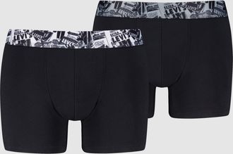 Levi's Newspaper Boxer Brief 2 pack - Mens - XL - Black