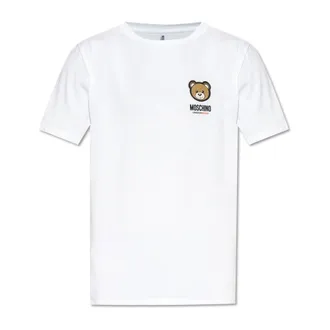 Moschino Hombre, Camisetas, Blanco, Talla: L