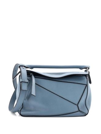 Loewe Puzzle Bag Leather Small satchel - Blue