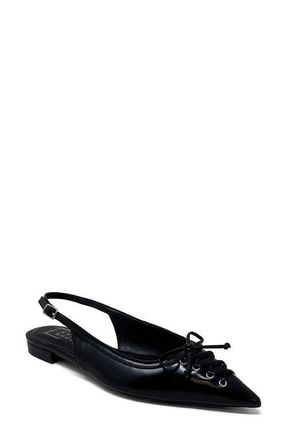 Shushop Amy Slingback Flat in Black at Nordstrom, Size 7.5