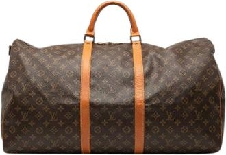 Louis Vuitton Vintage, unisex, Bruin, ONE Size, Pre-owned Weekendtas