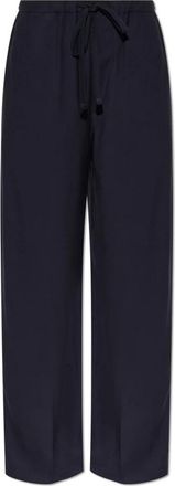 Citizens Of Humanity Aurora Pull-On Broeken - Dames - Wijde Broeken - Blauw - XS - Wol - Broeken