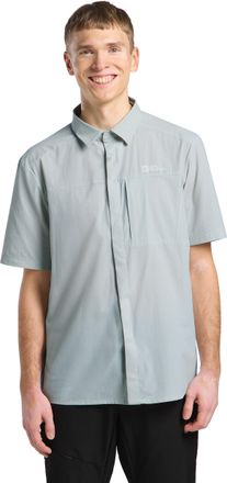 Jack Wolfskin Funktionshemd JACK WOLFSKIN VANDRA S/S SHIRT M, Herren, Gr. M (50), Normalgr&ouml;ssen, grau (cool, grau), Obermaterial: 85% Polyamid, 15% Elasthan; Futter