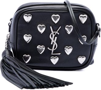 Saint Laurent Pre-owned Saint Laurent Studded Calfskin Monogram Heart Blogger Crossbody Ladies JNVZOQDY675P6G2X