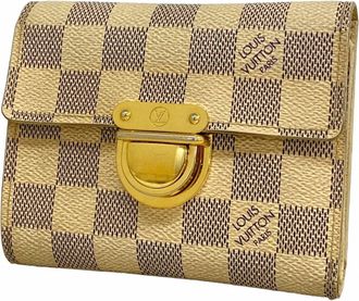 Louis Vuitton White Wallet (Tri-Fold) (Pre-Owned)