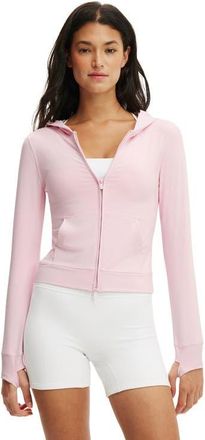 Cotton On Womens Active Ultra Soft Hooded Jacket in Cherry Dream at Nordstrom, Size Xx-Small
