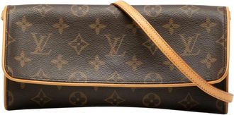 Louis Vuitton Pre-owned Clutches, female, Brown, Size: ONE SIZE Pre-owned Printed Shoulder Bag