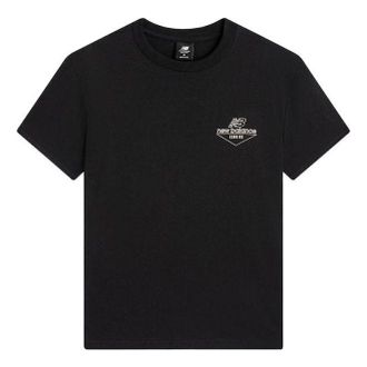 New Balance Logo Print T-Shirt Asia Sizing Black 5EC2U843-BK