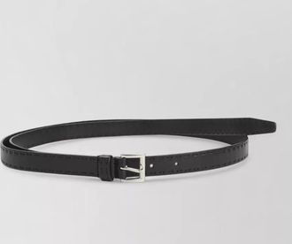 Prada lamb leather slim belt
