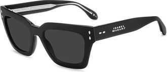 Isabel Marant Vierkante Zonnebril - unisex - Zonnebrillen - Zwart - 53 MM - Accessoires