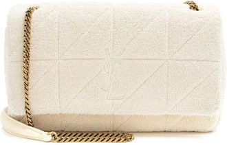 Saint Laurent Terry Cloth Monogram Jamie Medium Shoulder Bag (Authentic Pre-Loved)