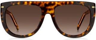 BOSS 56mm Gradient Navigator Sunglasses in Havana at Nordstrom Rack