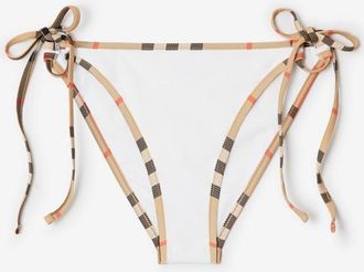 Burberry Check Trim Bikini Briefs