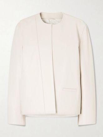 Toteme Giacca Imbottita In Pelle - Neutri