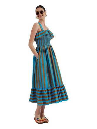 La DoubleJ Sunkissed Dress Riviera Turchese Turquoise at Nordstrom, Size Medium