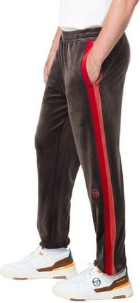 Sergio Tacchini Banda Velour Track Pant in Mulch at Nordstrom, Size Xxx-Large