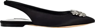 Nine West Blingy 2 Black Satin WNBLINGY2-002 Womens