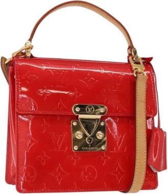 Louis Vuitton Pre-owned Vintage Handtas - Dames - Vintage Handtas - Rood - ONE Size - Leer - Vintage