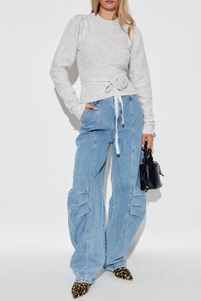 Rotate Jeans With Logo, Womens, Blue