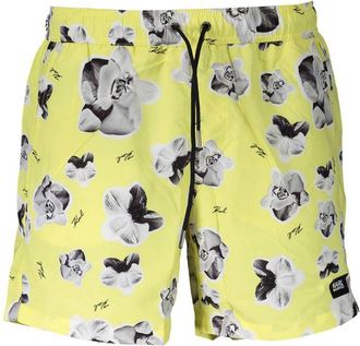 Karl Lagerfeld Gele Polyester Heren Zwem Boxer