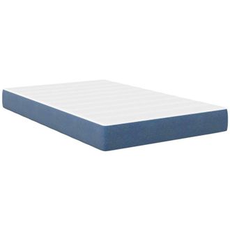 vidaXL Colch&oacute;n De Cama Con Colch&oacute;n Azul 120 X 200 Cm Tela Vidaxl