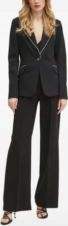 Guess Co Blazer con bordo a catena - Nero