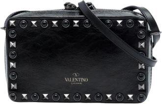 Valentino Borsa Pre-owned Rockstud Crossbody - - Pre-owned - Donna - Nero - ONE SIZE